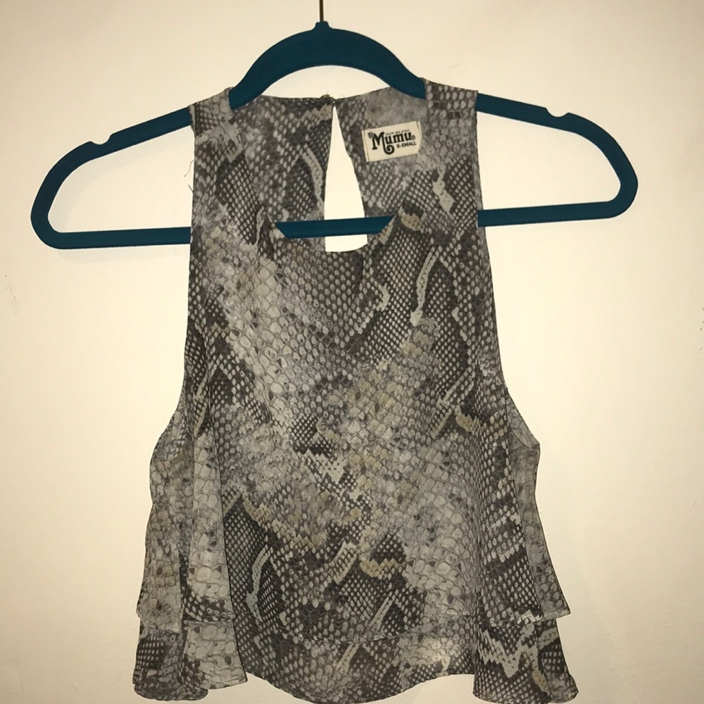 Show Me Your Mumu King Crop Top - NWOT XS